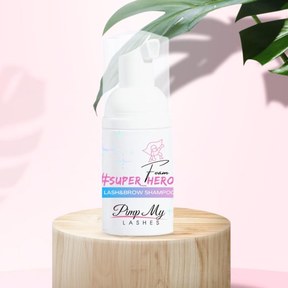 Pianka szampon do brwi i rzęs przedłużanych Super Hero Foam 30 ml Pimp My Lashes
