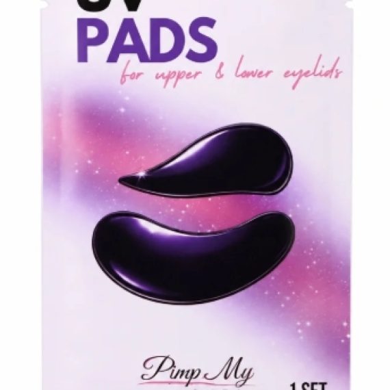 Czarne płatki na powieki górne i dolne do metody UV Pimp My Lashes
